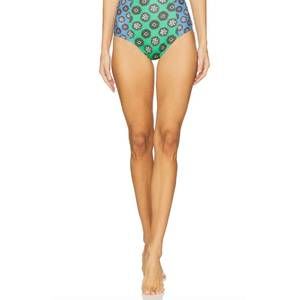 NEW RHODE navya high waisted bikini bottom in multi
